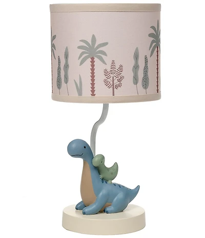 Lambs & Ivy Dino-Might Custom Designed 3D Dinosaur Nursery Lamp with Shade
