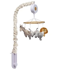 Lambs & Ivy Jungle Adventure Musical Baby Crib Mobile Soother Toy