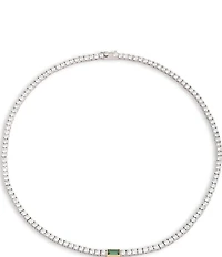 Lauren Ralph Lauren Baguette Center Stone Tennis Collar Necklace