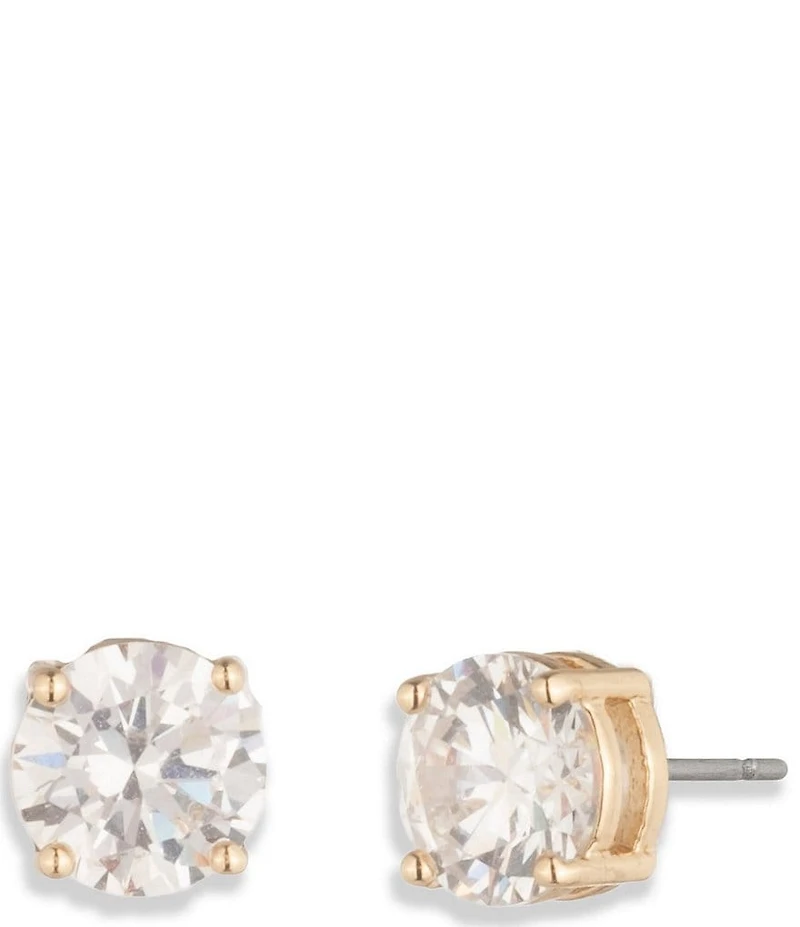 Lauren Ralph Lauren Gold Tone 5mm CZ Stud Earrings