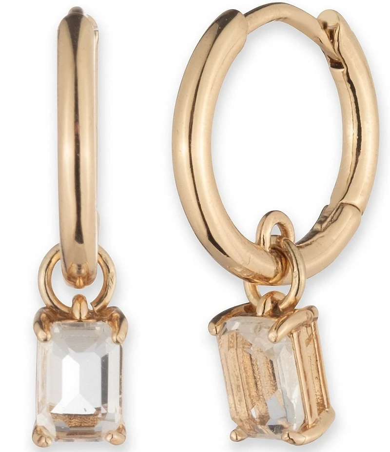 Lauren Ralph Lauren Baguette Hoop Earrings