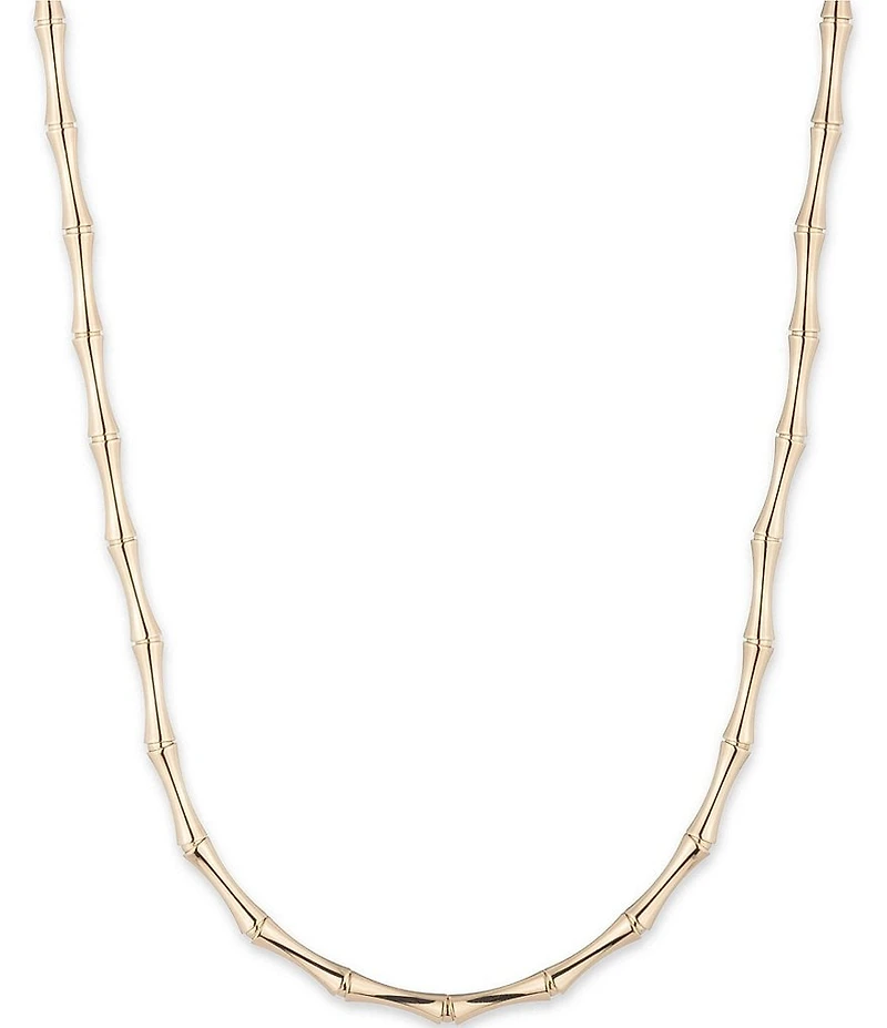 Lauren Ralph Lauren Gold Tone Bamboo Collar Necklace