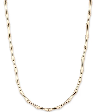 Lauren Ralph Lauren Gold Tone Bamboo Collar Necklace