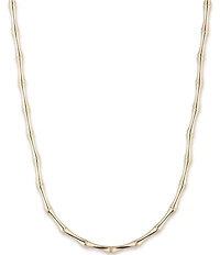Lauren Ralph Lauren Gold Tone Bamboo Collar Necklace