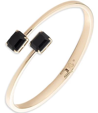 Lauren Ralph Lauren Gold Tone Bypass Cuff Bracelet
