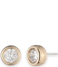 Lauren Ralph Lauren Gold Tone Crystal Stud Earrings