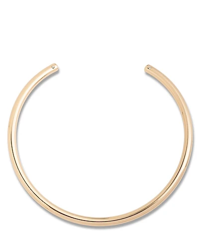 Lauren Ralph Lauren Gold Tone Hard Collar Necklace