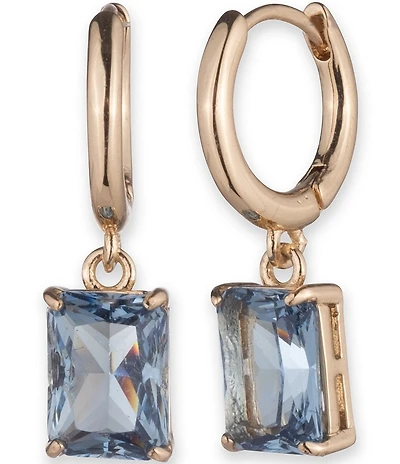 Lauren Ralph Lauren Gold Tone Huggie Drop Earrings