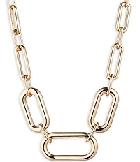Lauren Ralph Lauren Gold Tone Link Collar Necklace