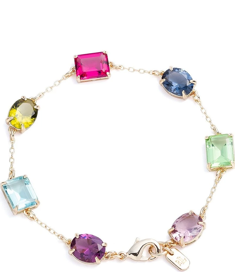 Lauren Ralph Lauren Rainbow Stone Flex Line Bracelet