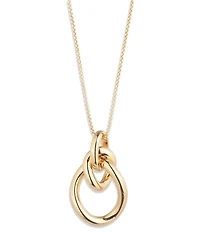 Lauren Ralph Lauren Gold Tone Slider Long Strand Necklace