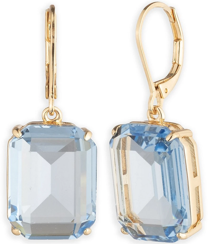 Lauren Ralph Lauren Gold Tone Stone Drop Earrings