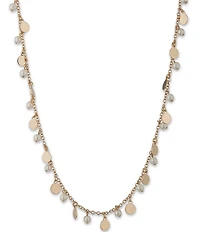 Lauren Ralph Lauren Gold Tone White Shaky Pearl Collar Necklace