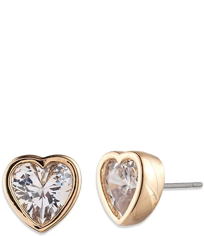 Lauren Ralph Lauren Heart Stud Earrings