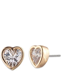 Lauren Ralph Lauren Heart Stud Earrings
