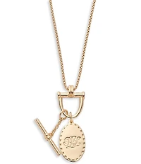 Lauren Ralph Lauren Logo Long Pendant Necklace