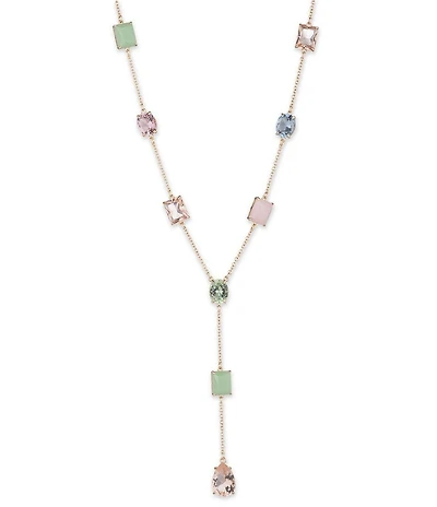 Lauren Ralph Lauren Multi-Stone Y Necklace