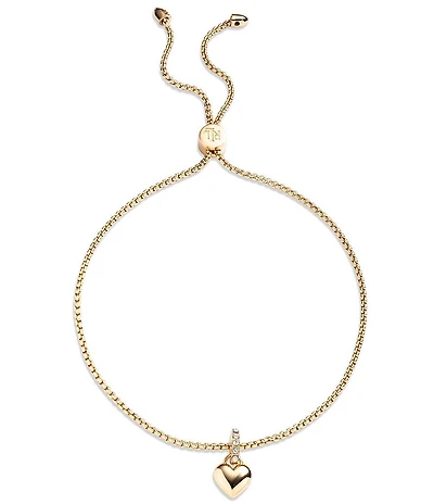 Lauren Ralph Lauren Puffy Heart Adjustable Bracelet