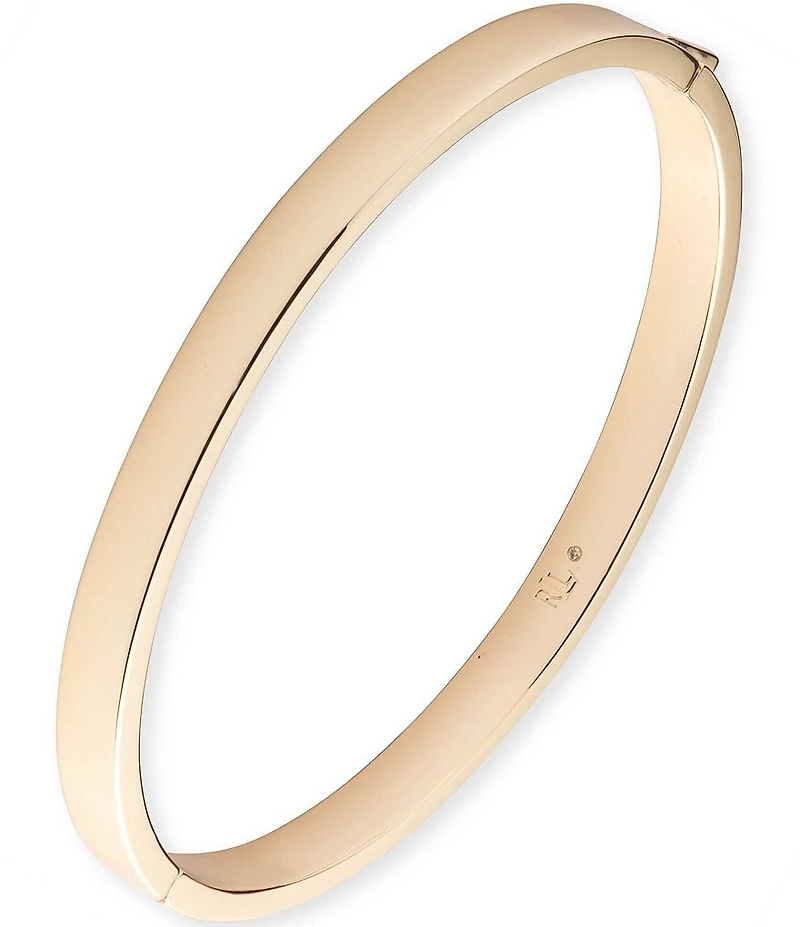 Lauren Ralph Lauren Solid Gold Tone Bangle Bracelet