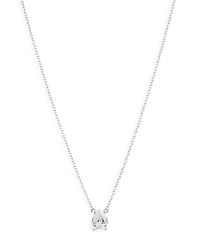 Lauren Ralph Lauren Sterling Silver CZ Pear Short Pendant Necklace