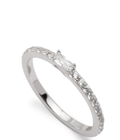 Lauren Ralph Lauren Sterling Silver CZ Ring