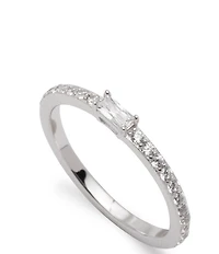 Lauren Ralph Lauren Sterling Silver CZ Ring