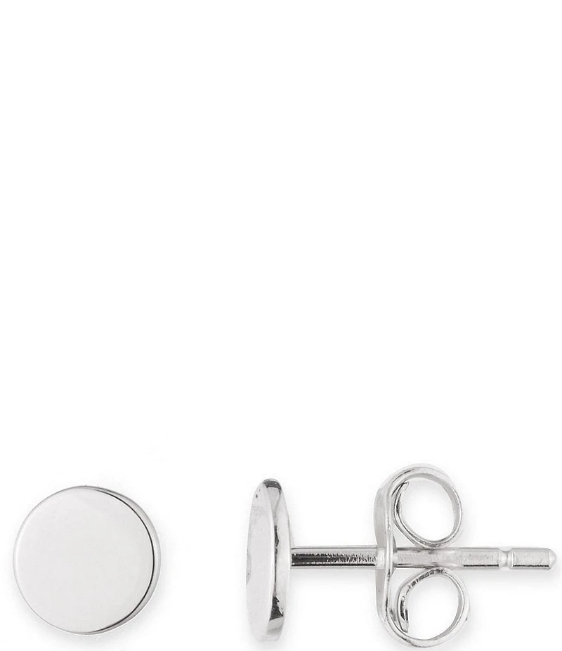 Lauren Ralph Lauren Sterling Silver Disc Stud Earrings