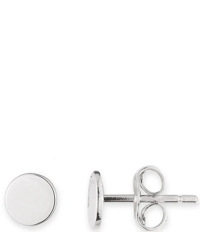 Lauren Ralph Lauren Sterling Silver Disc Stud Earrings