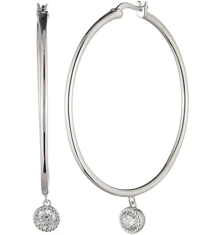 Lauren Ralph Lauren Sterling Silver Hoop Earrings