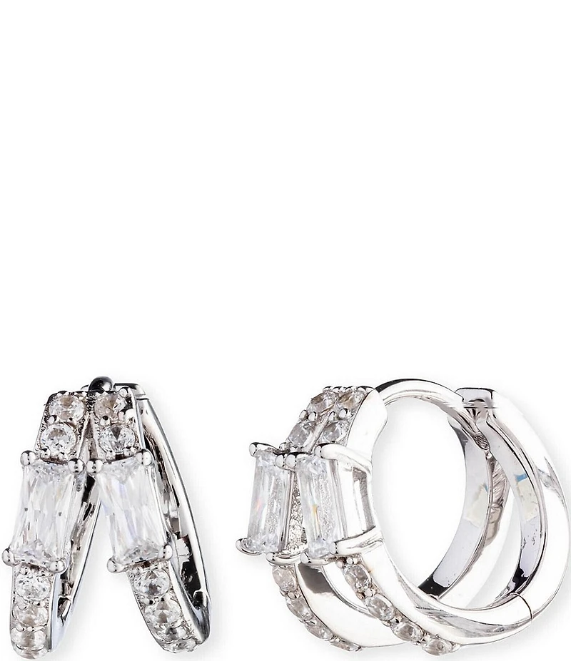 Lauren Ralph Lauren Sterling Silver Split Hoop Earrings