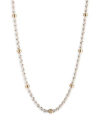 Lauren Ralph Lauren Two Tone Rope Collar Necklace