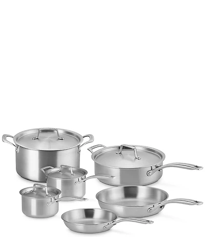 Le Creuset Essential Stainless Steel 10-Piece Cookware Set