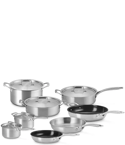 Le Creuset Essential Stainless Steel 13-Piece Cookware Set