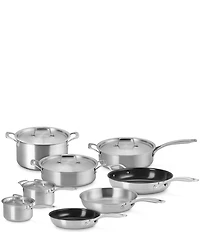 Le Creuset Essential Stainless Steel 13-Piece Cookware Set