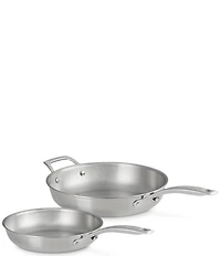 Le Creuset Essentials Stainless Steel 2-Piece Frypan Set