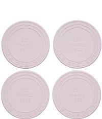Le Creuset Silicone Est France 1925 Coasters, Set of 4