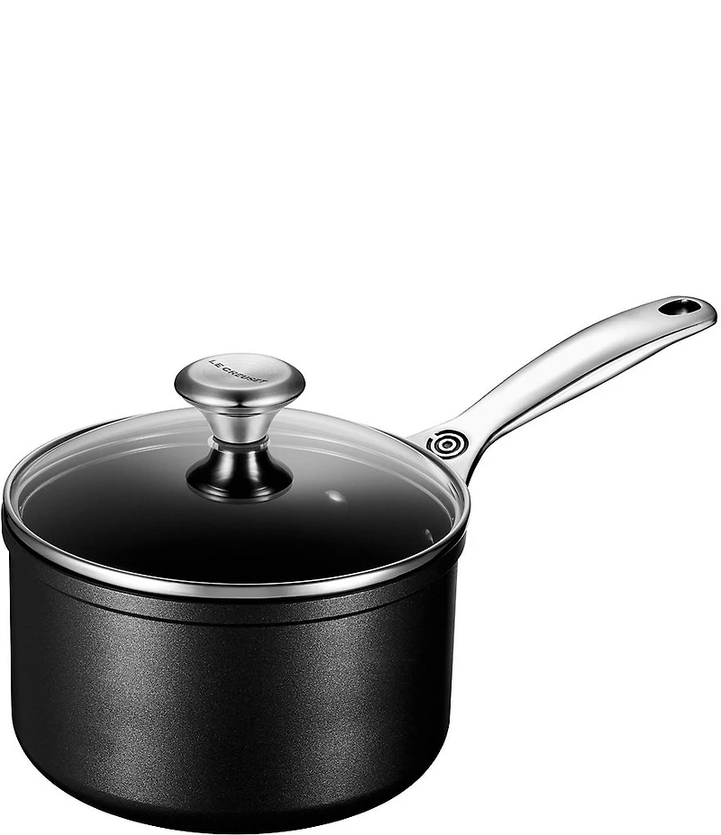 Le Creuset Toughened Nonstick Pro -qt. Saucepan with Glass Lid