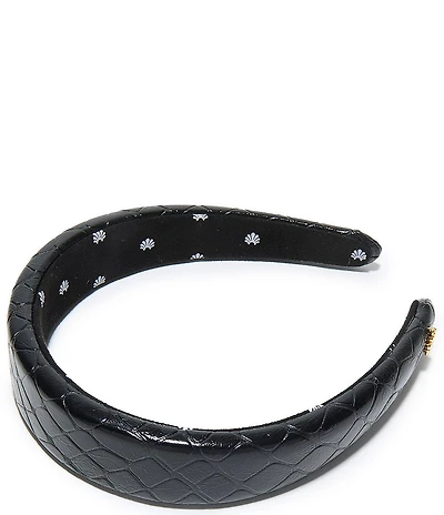 Lele Sadoughi Alice Faux Croc Headband