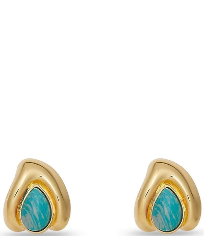 Lele Sadoughi Laurel Button Stud Earrings