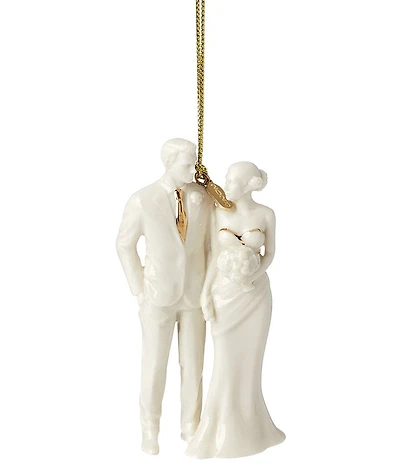 Lenox 2025 Bride & Groom Porcelain Ornament