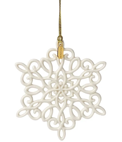 Lenox 2025 Snow Fantasies Snowflake Porcelain Ornament