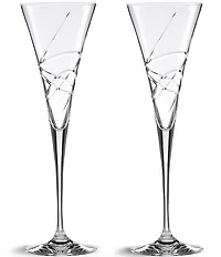 Lenox Adorn Crystal 2-Piece Toasting Flute Set