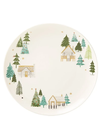 Lenox Balsam Lane Cabin Round Platter