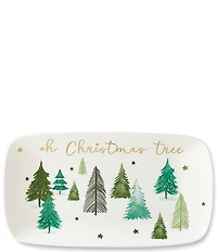 Lenox Balsam Lane Oh Christmas Tree Hors D'oeuvre Tray