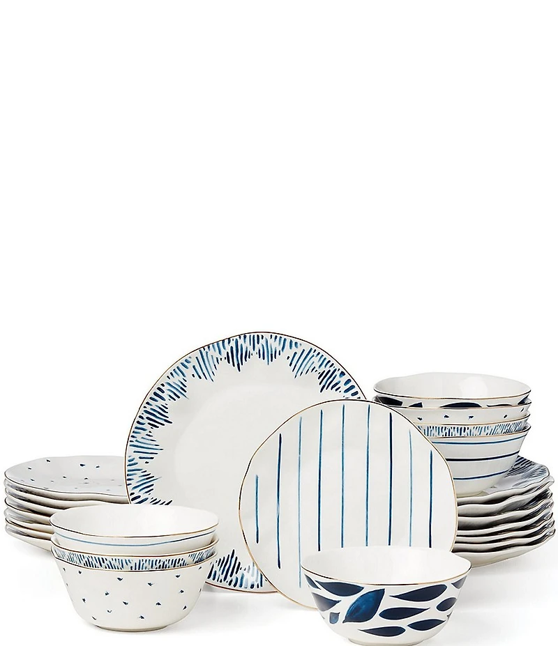 Lenox Blue Bay 24-Piece Dinnerware Set, Service for 8