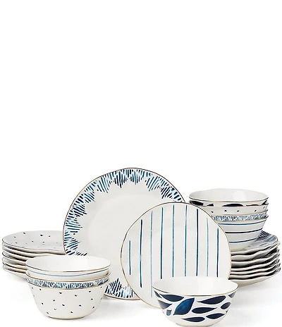 Lenox Blue Bay 24-Piece Dinnerware Set, Service for 8