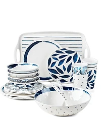 Lenox Blue Bay Melamine 20-Piece Dinnerware Set