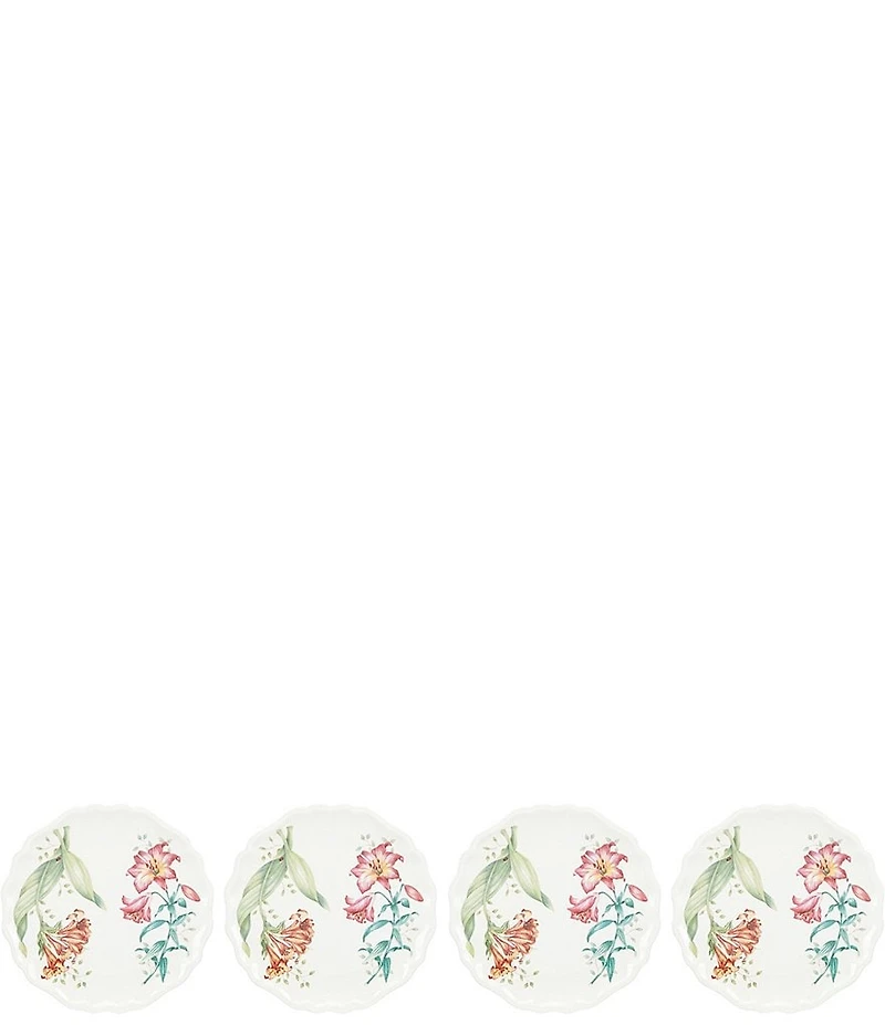 Lenox Butterfly Meadow Melamine 4-Piece Accent Plate Set