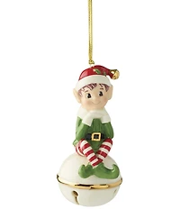 Lenox Christmas Elf Bell Porcelain Ornament
