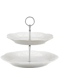Lenox French Perle 2-Tier Server